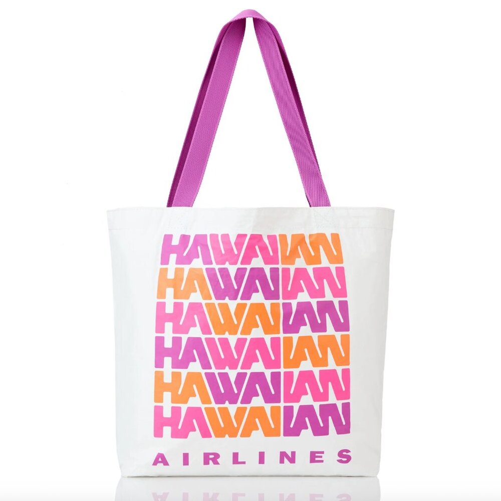 Aloha Collection x Hawaiian Airlines Reversible Tote, Vintage Pualani - Picture 11 of 12